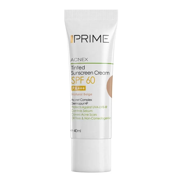 کرم ضد آفتاب رنگی SPF60 پریم