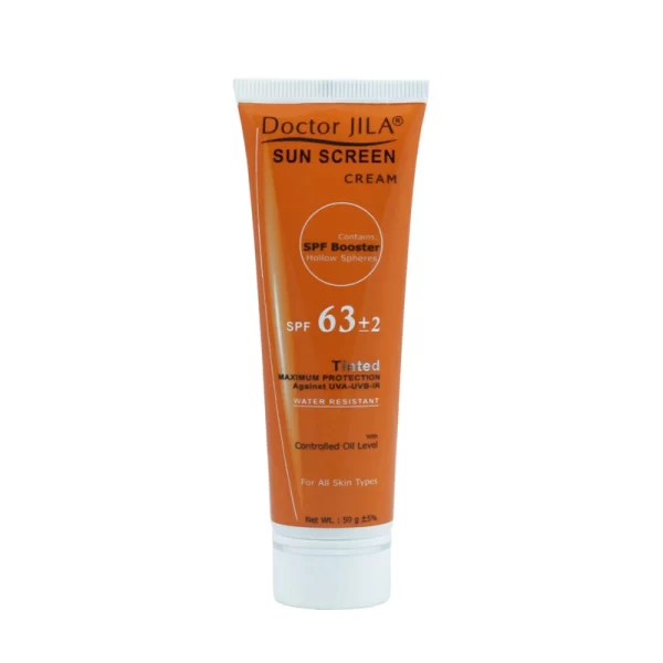 کرم ضد آفتاب رنگی SPF63 دکتر ژیلا