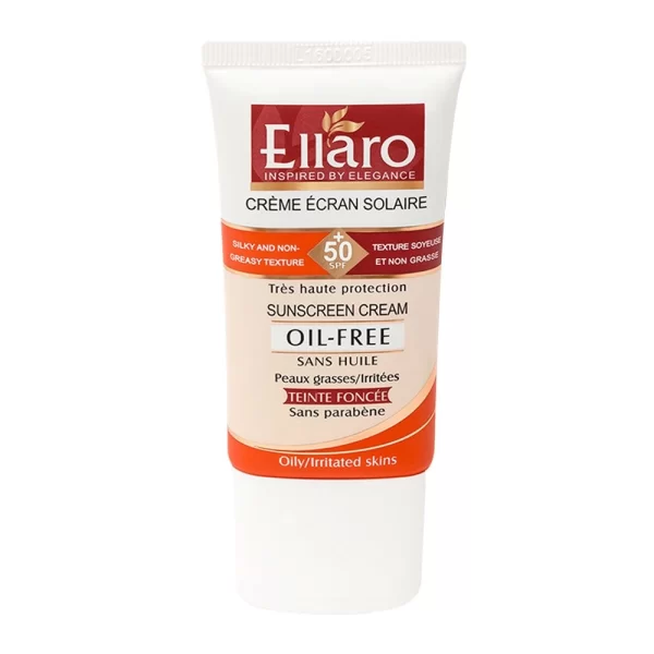 کرم ضد آفتاب رنگی پوست چرب SPF 50 الارو